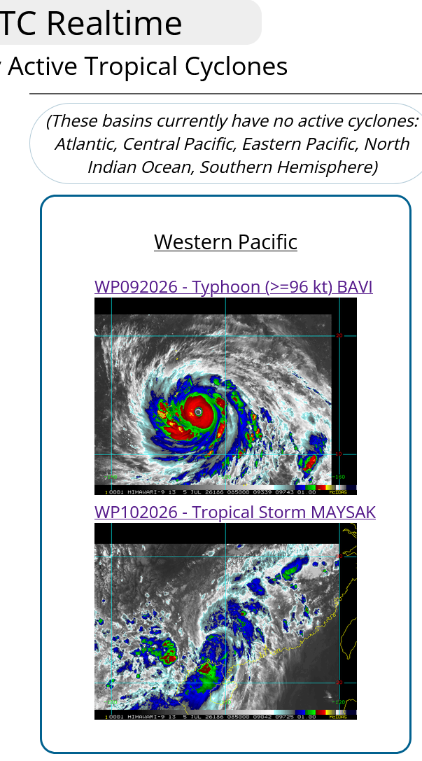 WESTERN PACIFIC: STY 09W(BAVI) CAT 5 US, perfectly circular eye,has intensified to levels above model solutions barring HAFS-A, posing a potential catastrophic threat to the NORTHERN MARIANAS//05@0930 UTC  