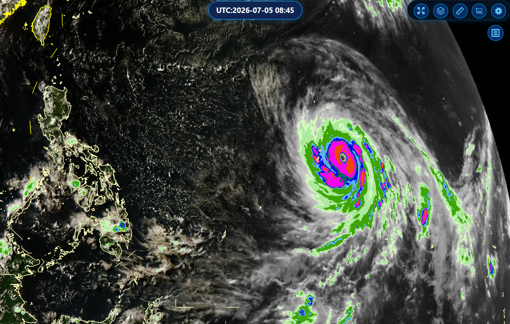 WESTERN PACIFIC: STY 09W(BAVI) CAT 5 US, perfectly circular eye,has intensified to levels above model solutions barring HAFS-A, posing a potential catastrophic threat to the NORTHERN MARIANAS//05@0930 UTC  