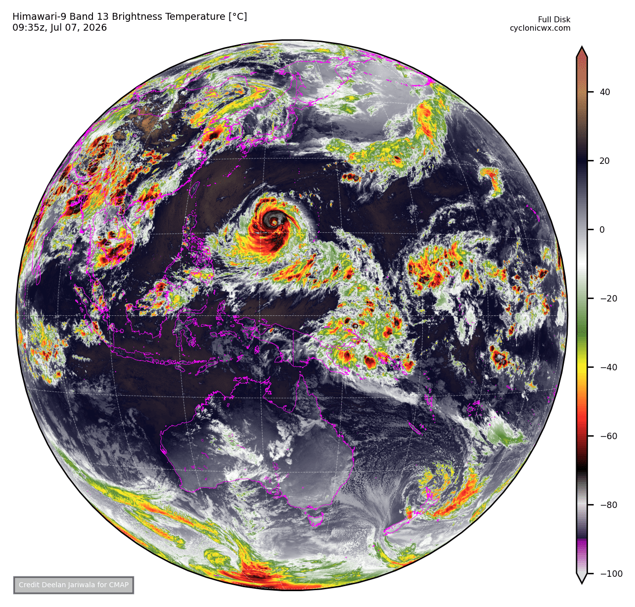 WESTERN PACIFIC: TY 09W(BAVI) CAT 4 US, ERC completed, new Peak Intensity possible next 24h/ Invest 97W//07@1030 UTC