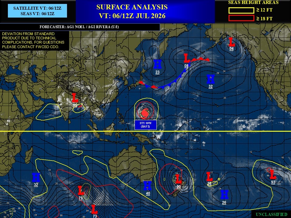 WESTERN PACIFIC: TY 09W(BAVI) CAT 4 US, ERC completed, new Peak Intensity possible next 24h/ Invest 97W//07@1030 UTC