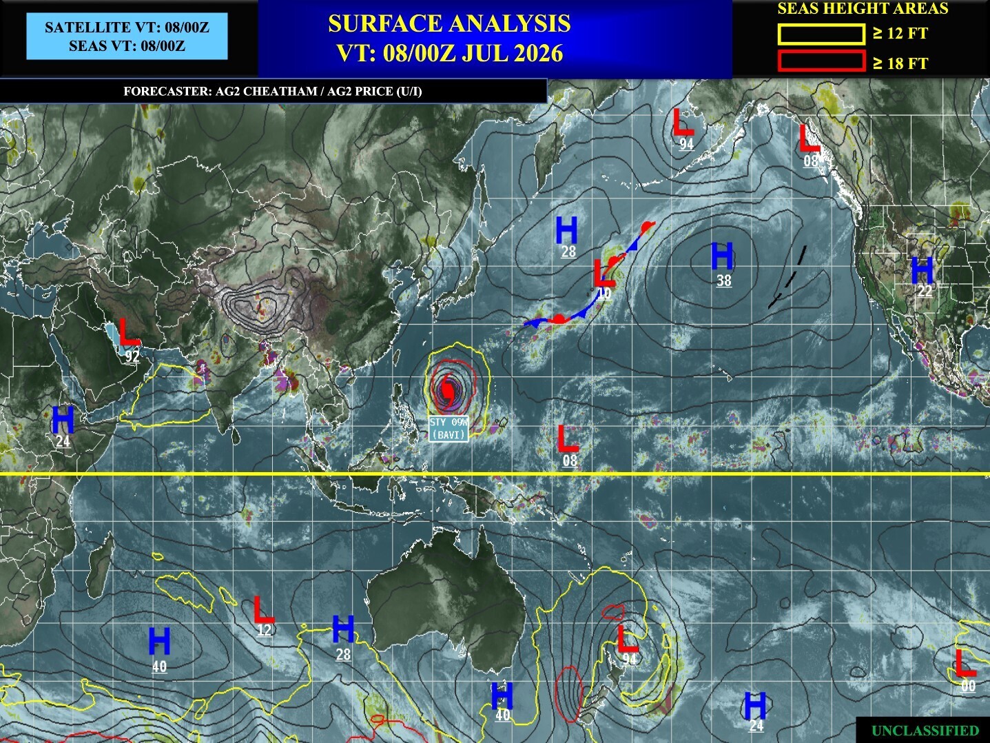 WESTERN PACIFIC: TY 09W(BAVI) peaked at STY Intensity again, now undergoing another ERC, gradually approaching the YAEYMA islands next 48h/Invest 97W//08@1700 UTC 
