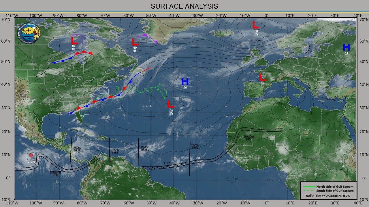WESTERN PACIFIC: Typhoon 11W(NOUL) forecast to peak at CAT 2 US while making landfall East of HONG KONG within 12 hours/EASTERN PACIFIC: HU 06E(FAUSTO) peaks at CAT2 US/07E(GENEVIEVE) set to reach CAT 3 US by 48 hours//25@1100 UTC 