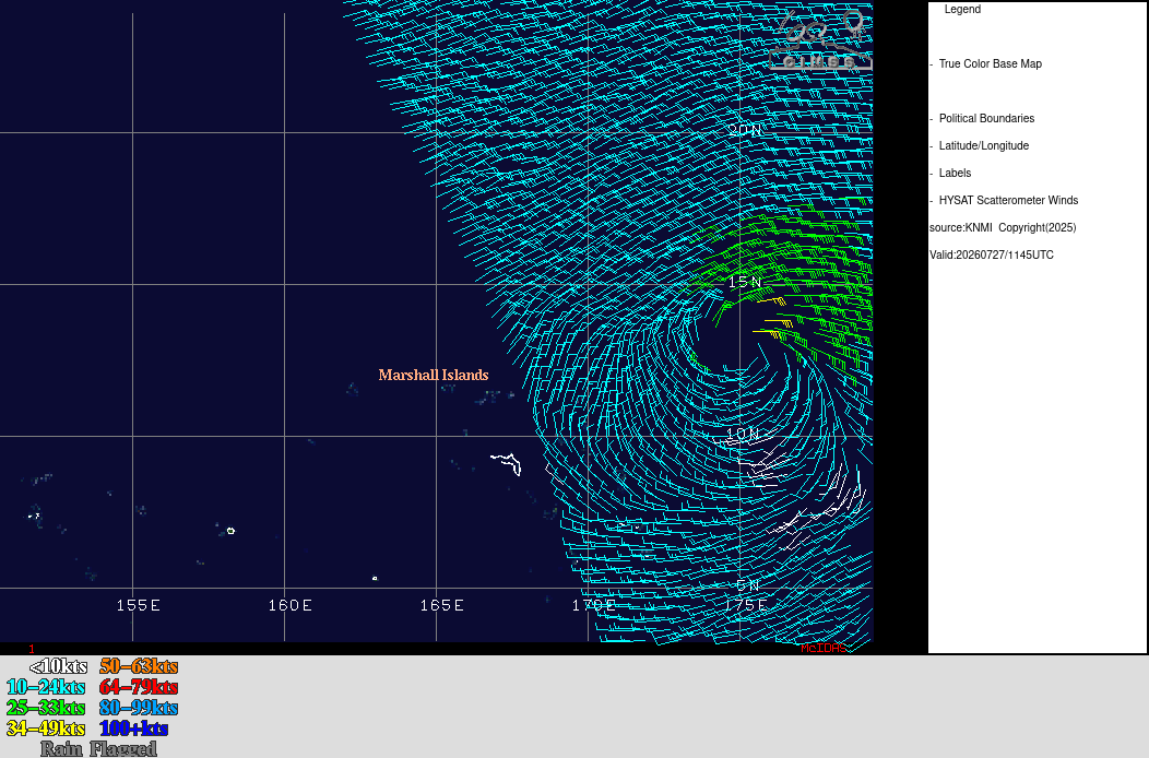 WESTERN PACIFIC: TS 12W(DOLPHIN) forecast to reach Typhoon Intensity within 24 hours and be a Super Typhoon by 60 hours/EASTERN PACIFIC: Hurricane 07E(GENEVIEVE) Extreme Rapid Intensification from CAT 1 US to CAT 5 in 24 hours/27@1630 UTC