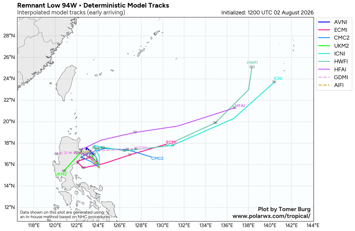 WESTERN PACIFIC: TY 12W(DOLPHIN) CAT 3 US, 4th ERC /Invest 94W/EASTERN PACIFIC: TS 07E(GENEVIEVE) //02@1830 UTC