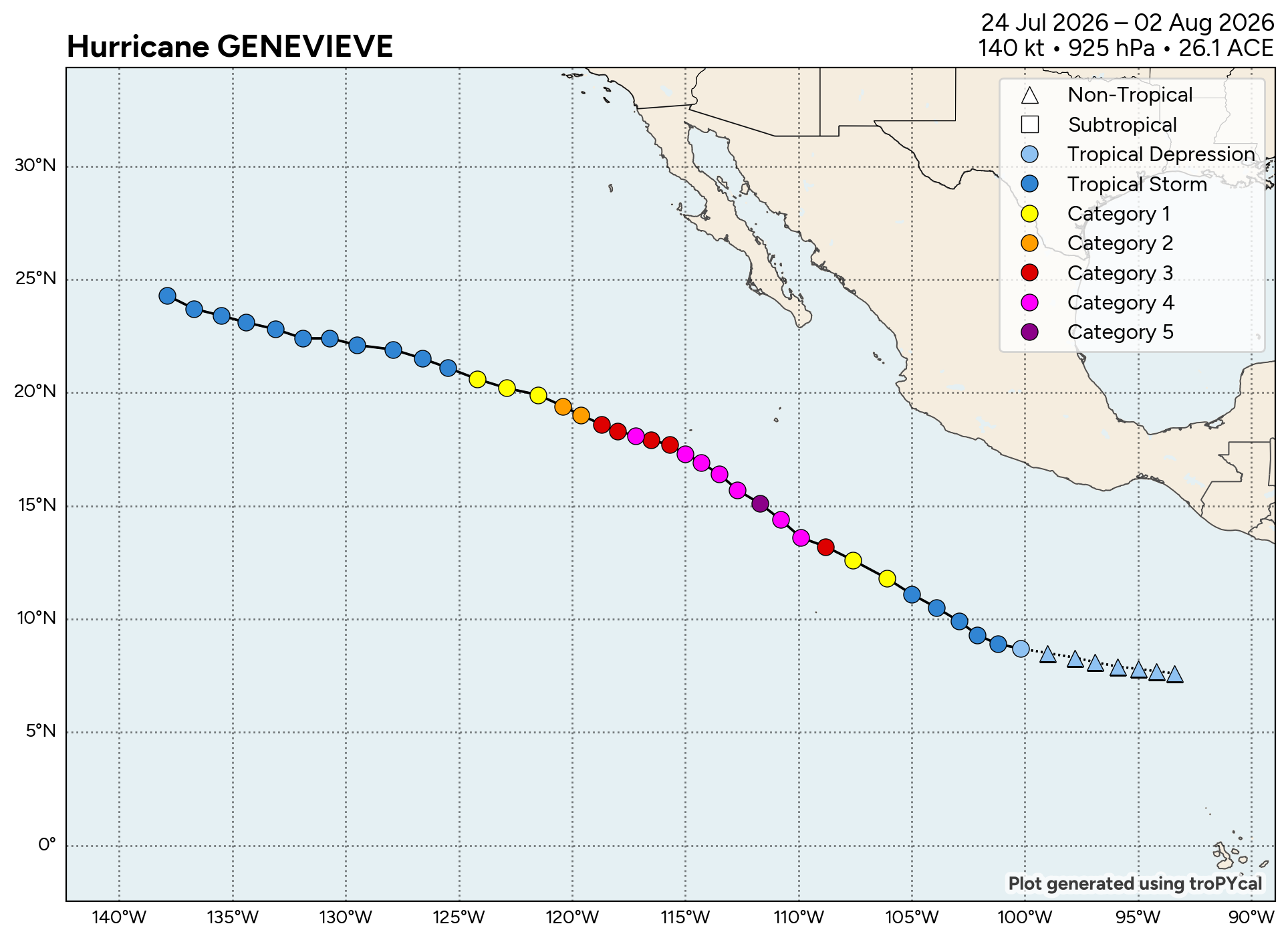 WESTERN PACIFIC: TY 12W(DOLPHIN) CAT 3 US, 4th ERC /Invest 94W/EASTERN PACIFIC: TS 07E(GENEVIEVE) //02@1830 UTC