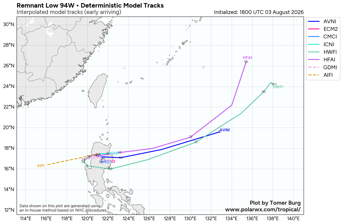 WESTERN PACIFIC: TY 12W(DOLPHIN) CAT 2 US, 4th ERC failed to complete, tracking close to IWO TO island within 12 hours/Invest 94W//03@2230 UTC