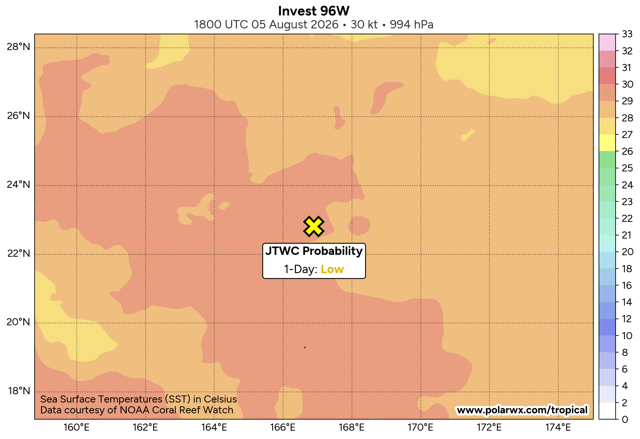 WESTERN PACIFIC: TY 12W(DOLPHIN) down from CAT4 US to CAT 1 in 36h, gradually approaching OKINAWA/TS 13W(KUJIRA)/Invest 96W//05@2200 UTC