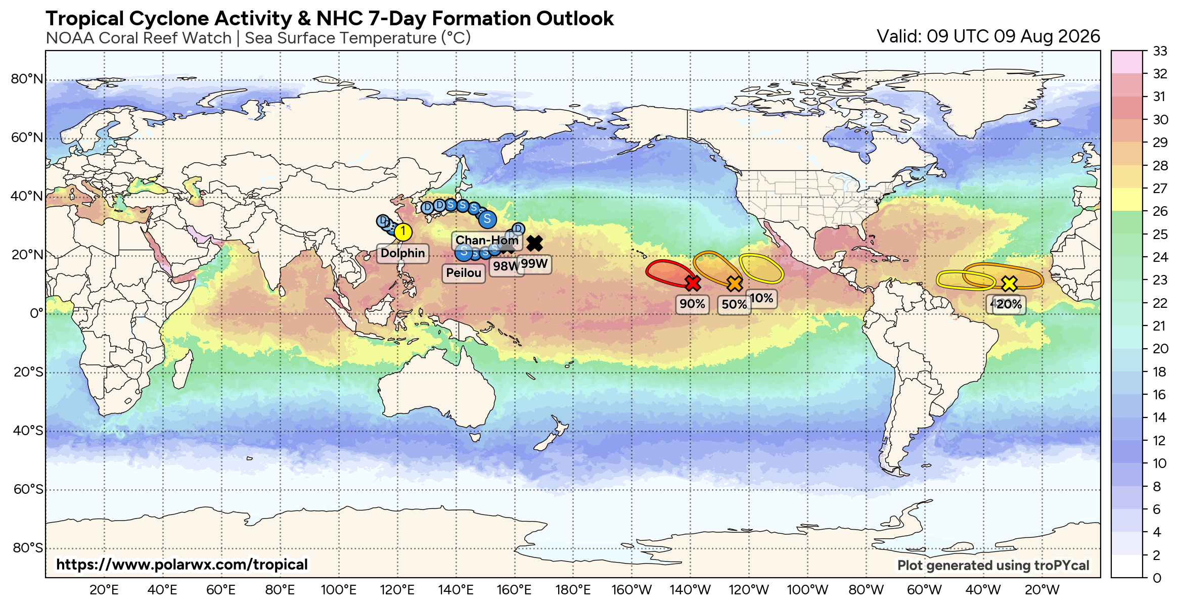 WESTERN PACIFIC: TY 12W(DOLPHIN) CAT 1 US landfall south of TAIZHOU/CHINA/TS 14W(CHAN-HOM)/TS 13W(PEILOU)/TCFA for Invest 98W//09@1030 UTC