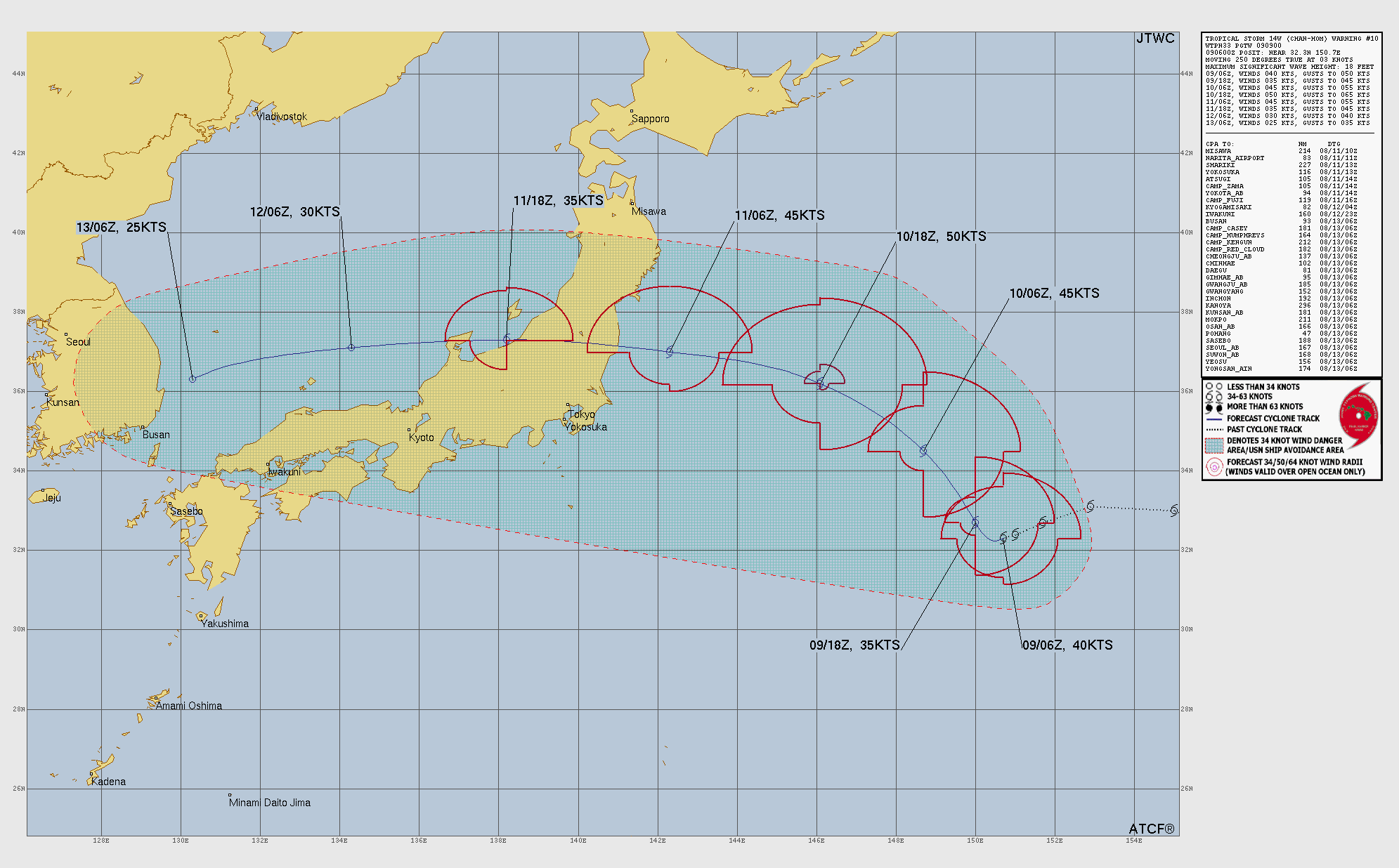 WESTERN PACIFIC: TY 12W(DOLPHIN) CAT 1 US landfall south of TAIZHOU/CHINA/TS 14W(CHAN-HOM)/TS 13W(PEILOU)/TCFA for Invest 98W//09@1030 UTC