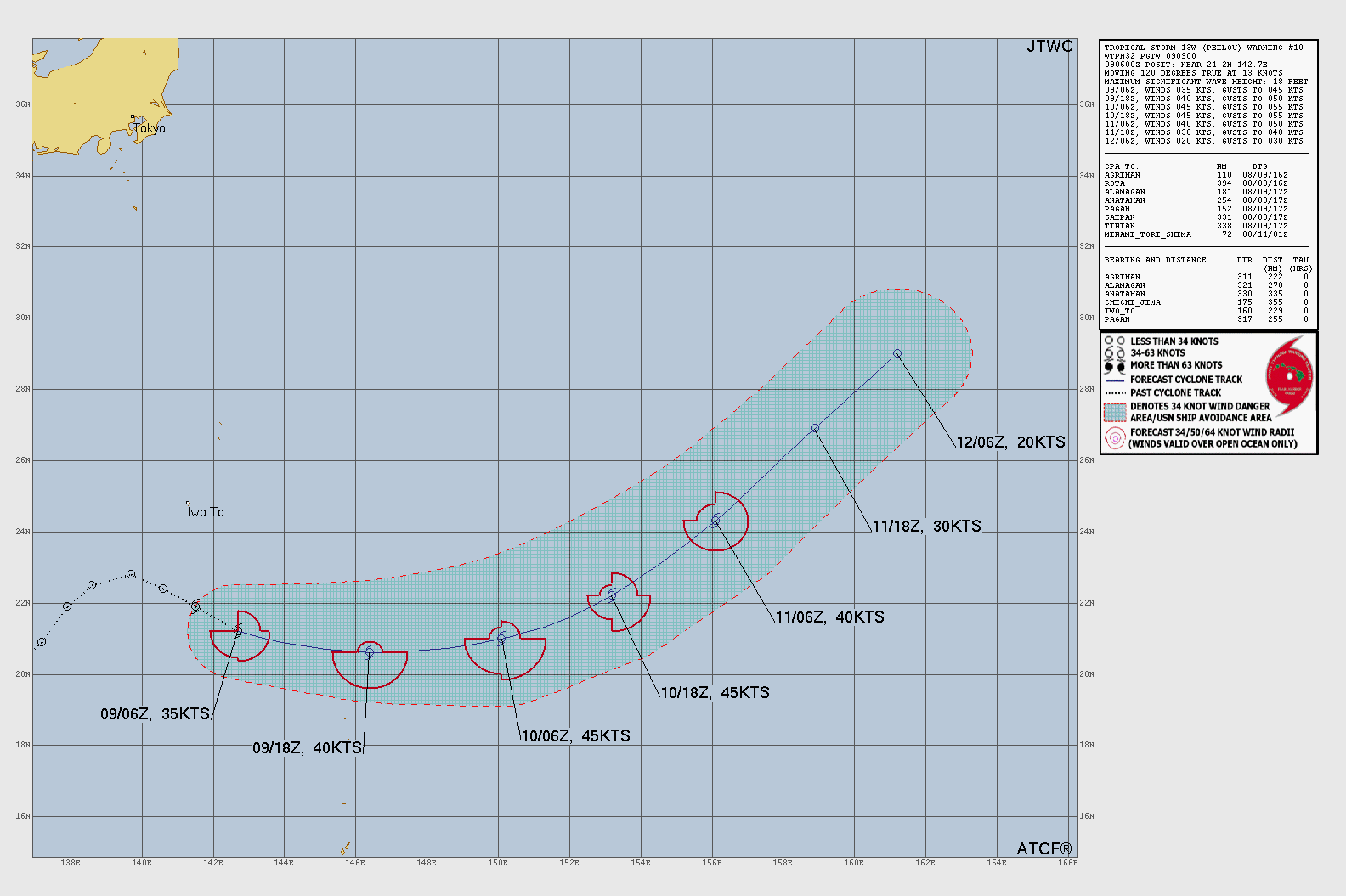 WESTERN PACIFIC: TY 12W(DOLPHIN) CAT 1 US landfall south of TAIZHOU/CHINA/TS 14W(CHAN-HOM)/TS 13W(PEILOU)/TCFA for Invest 98W//09@1030 UTC