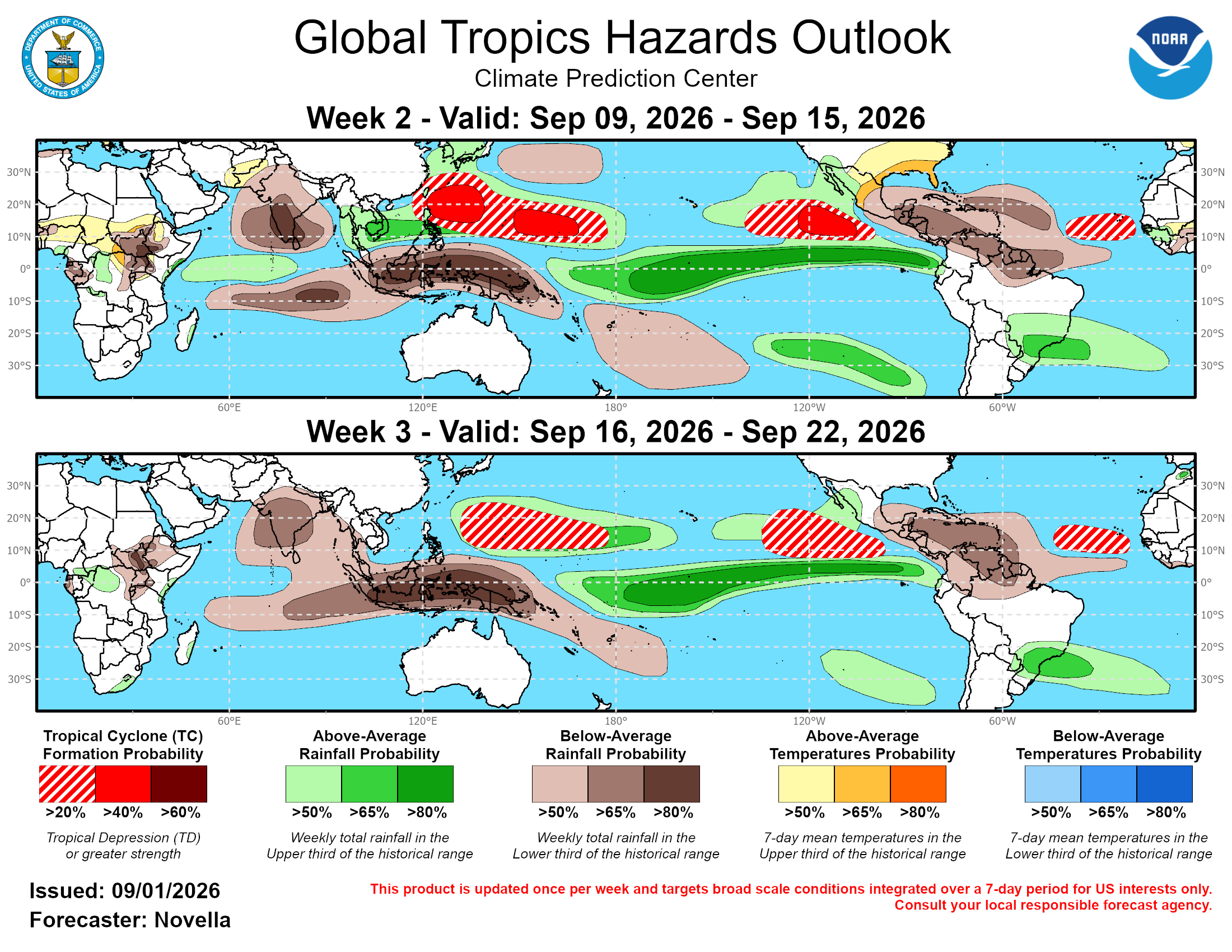 3 Week Tropical Cyclone Formation Probability//09/01/26 