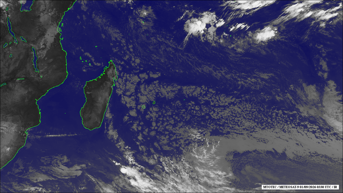 ILES SOEURS: Maurice/Réunion/Rodrigues/Agaléga/Tromelin: relevés climatologiques du 01/09/26