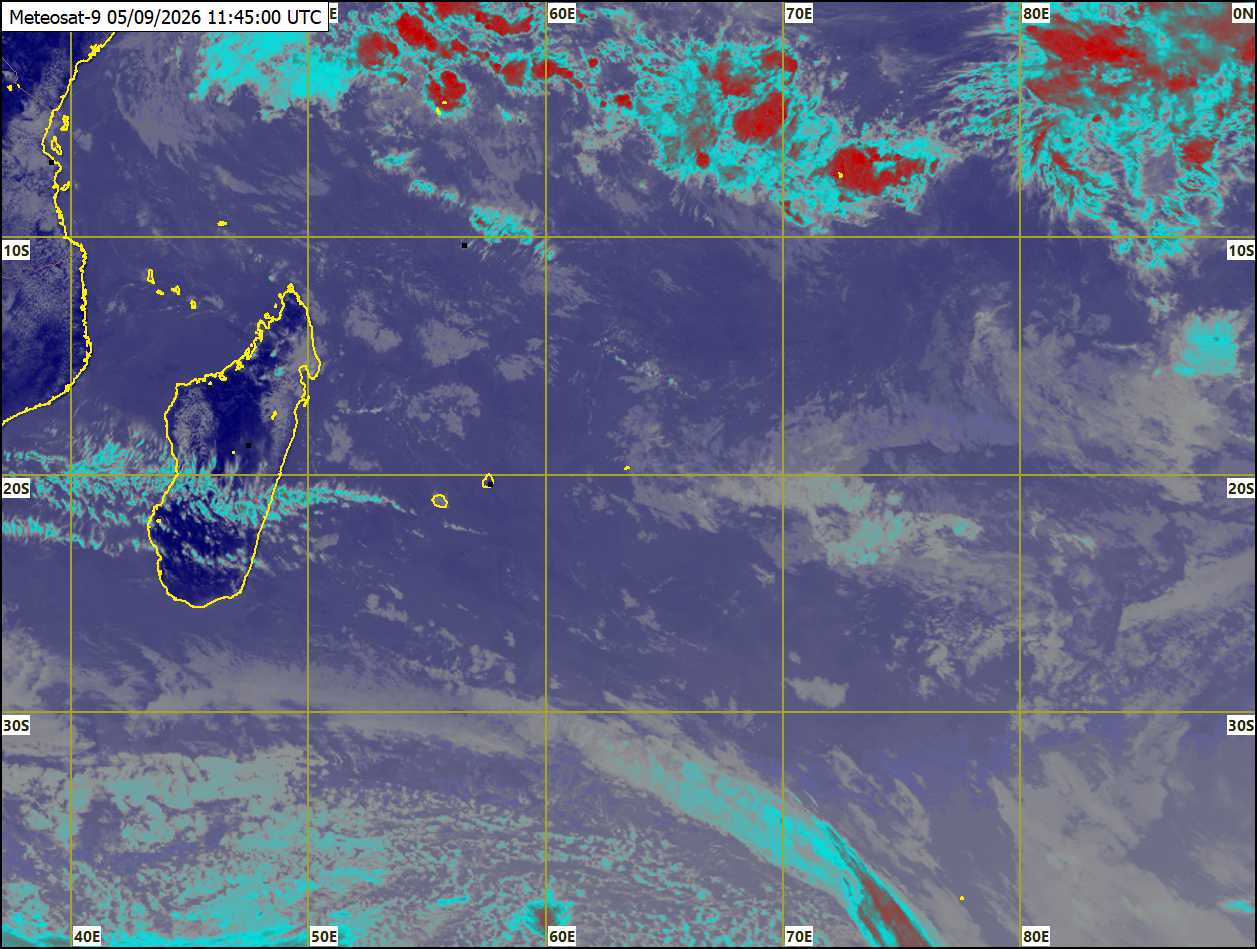 ILES SOEURS: Maurice/Réunion/Rodrigues/Agaléga/Tromelin: relevés climatologiques du 05/09/26