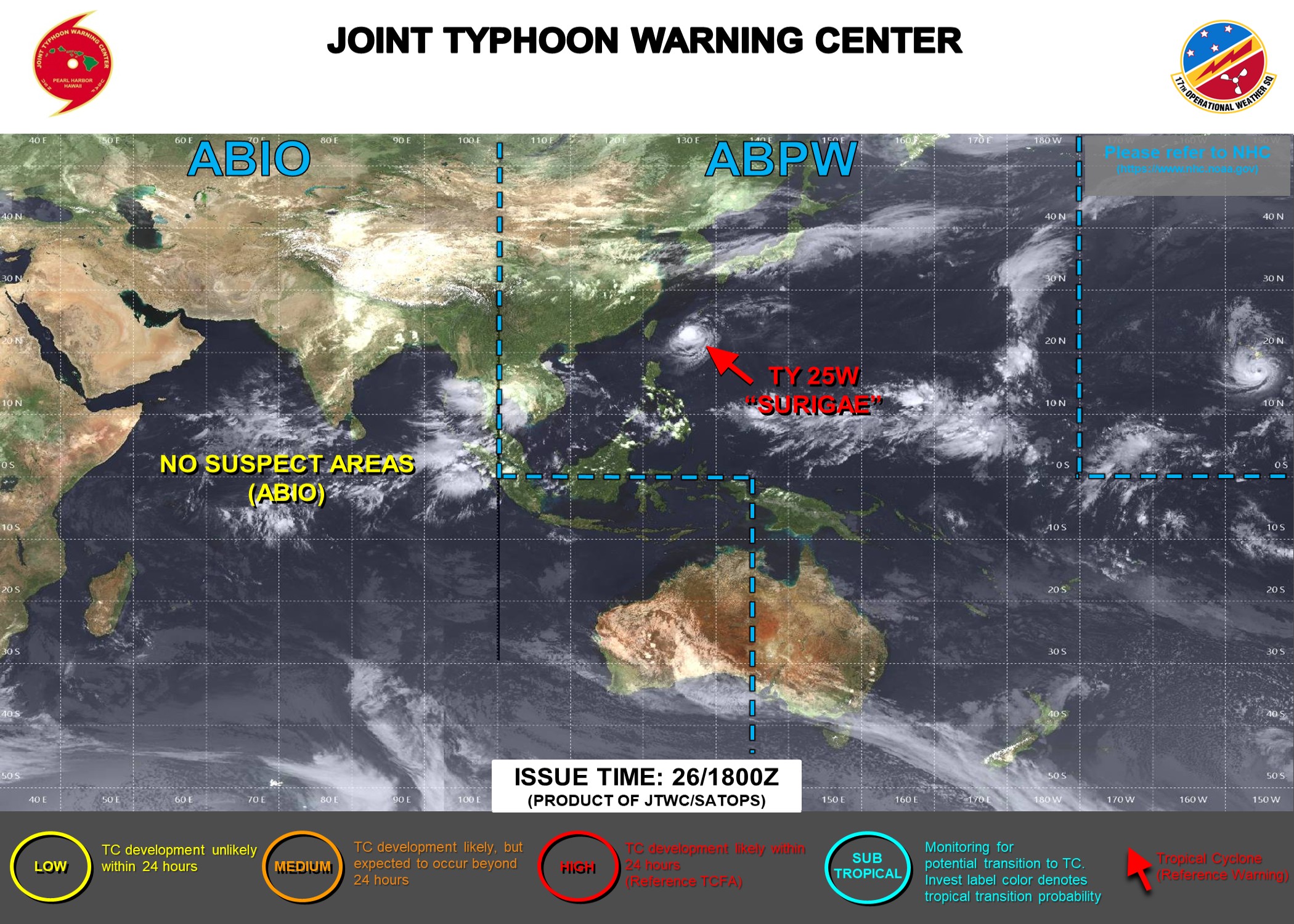 ILES SOEURS: Maurice/Réunion/Rodrigues/Agaléga/Tromelin: relevés & analyses climatologiques du 26/09/26