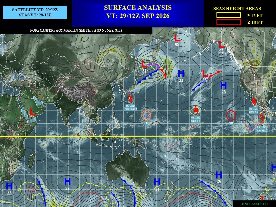 3 Week Tropical Cyclone Formation Probability//09/29/26