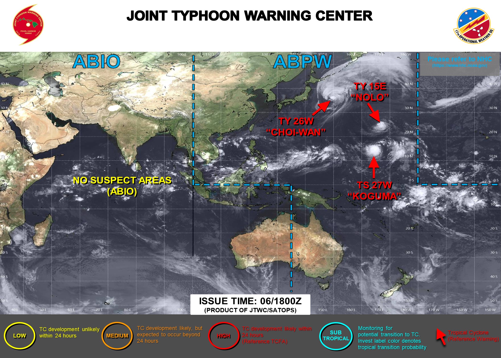 3 Week Tropical Cyclone Formation Probability//10/06/26