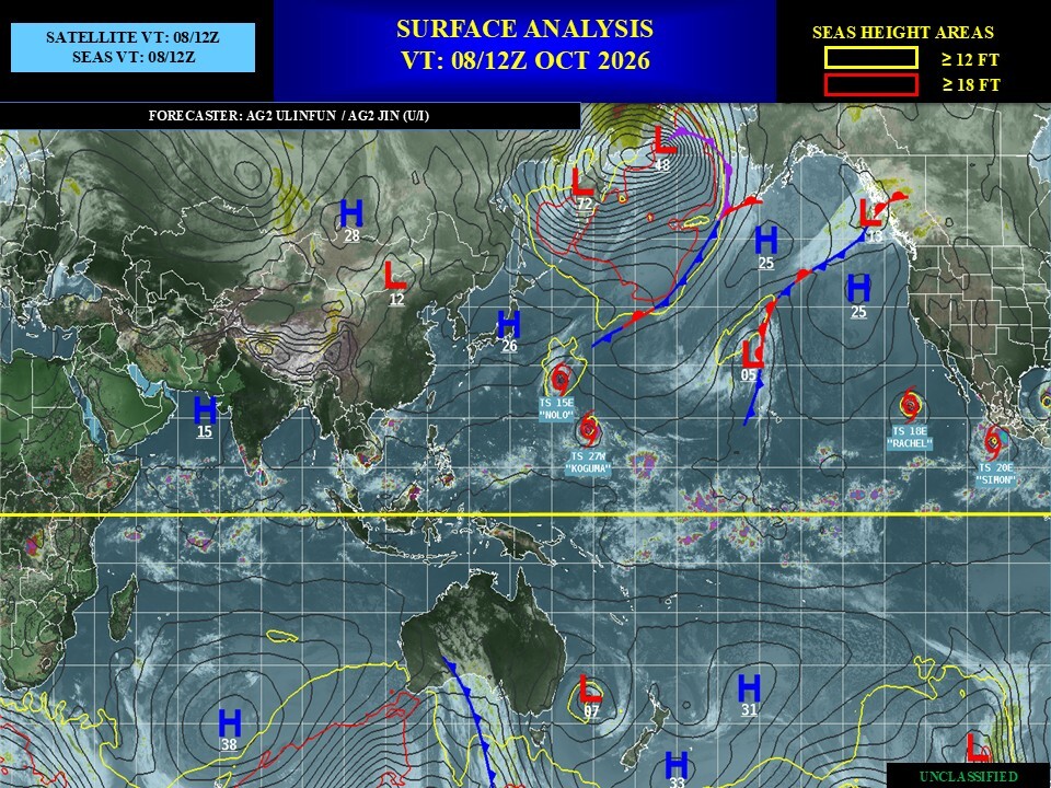 ILES SOEURS: Maurice/Réunion/Rodrigues/Agaléga/Tromelin: relevés & analyses climatologiques du 08/10/26