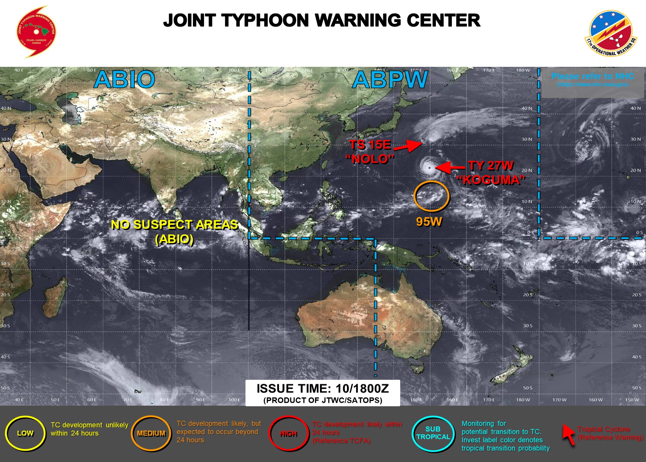 ILES SOEURS: Maurice/Réunion/Rodrigues/Agaléga/Tromelin: relevés & analyses climatologiques du 10/10/26