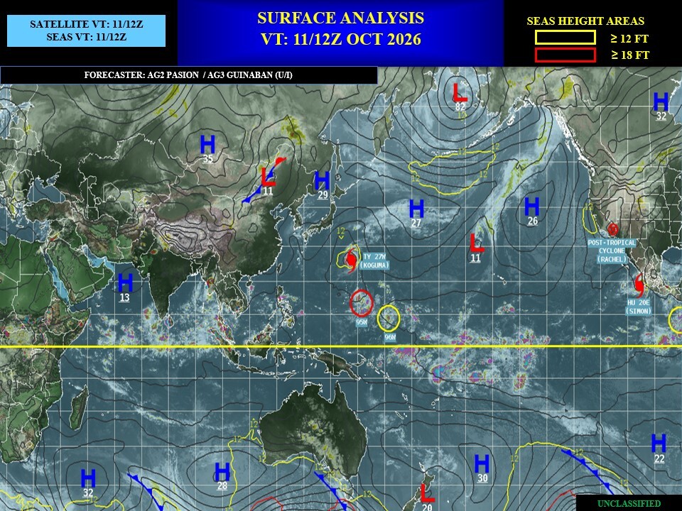 ILES SOEURS: Maurice/Réunion/Rodrigues/Agaléga/Tromelin: relevés & analyses climatologiques du 11/10/26
