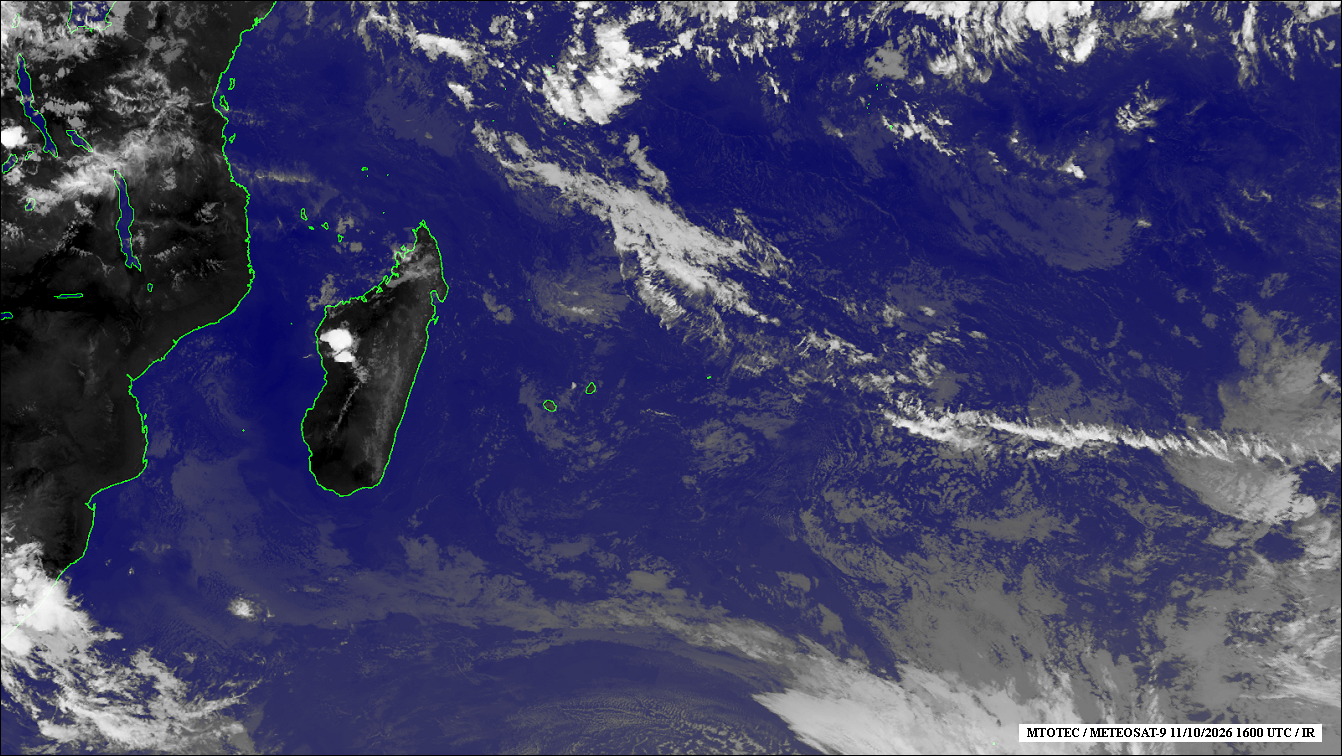 ILES SOEURS: Maurice/Réunion/Rodrigues/Agaléga/Tromelin: relevés & analyses climatologiques du 11/10/26