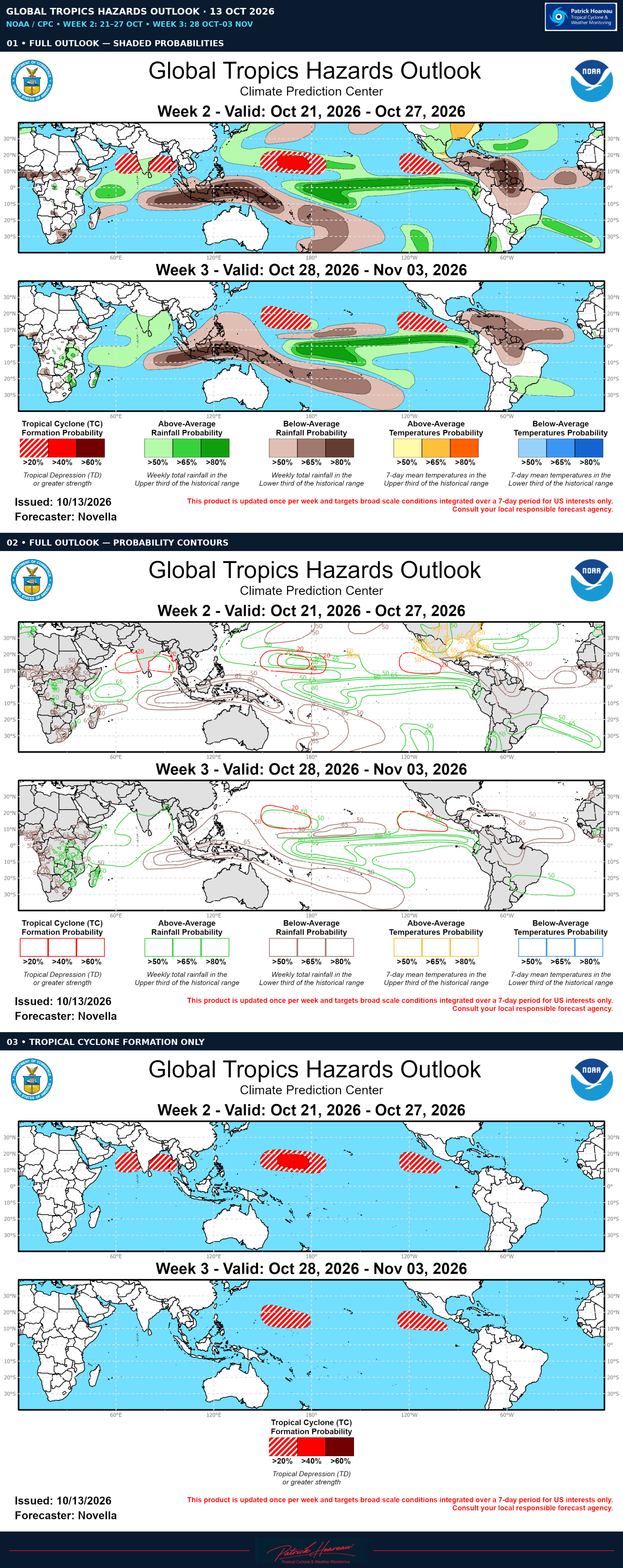 3 Week Tropical Cyclone Formation Probability//10/13/26 