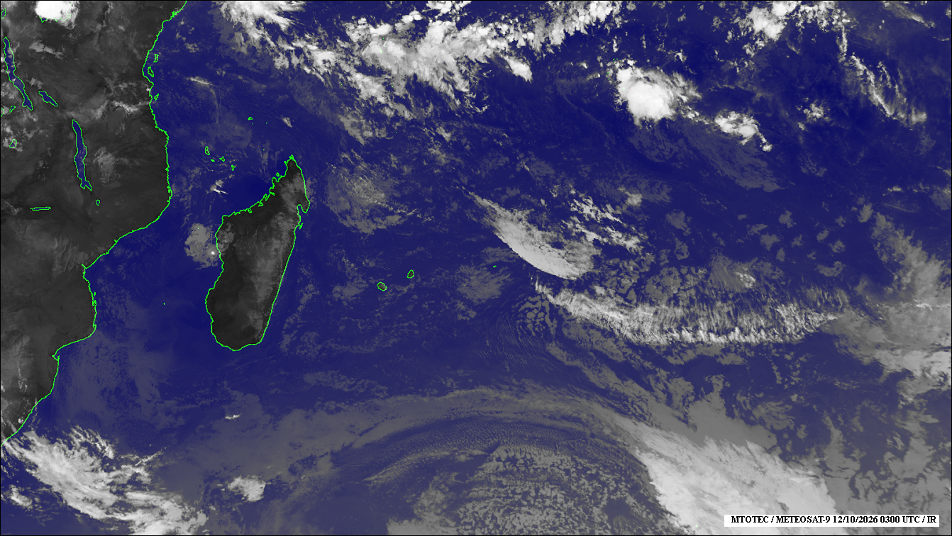 ILES SOEURS: Maurice/Réunion/Rodrigues/Agaléga/Tromelin: relevés & analyses climatologiques du 12/10/26
