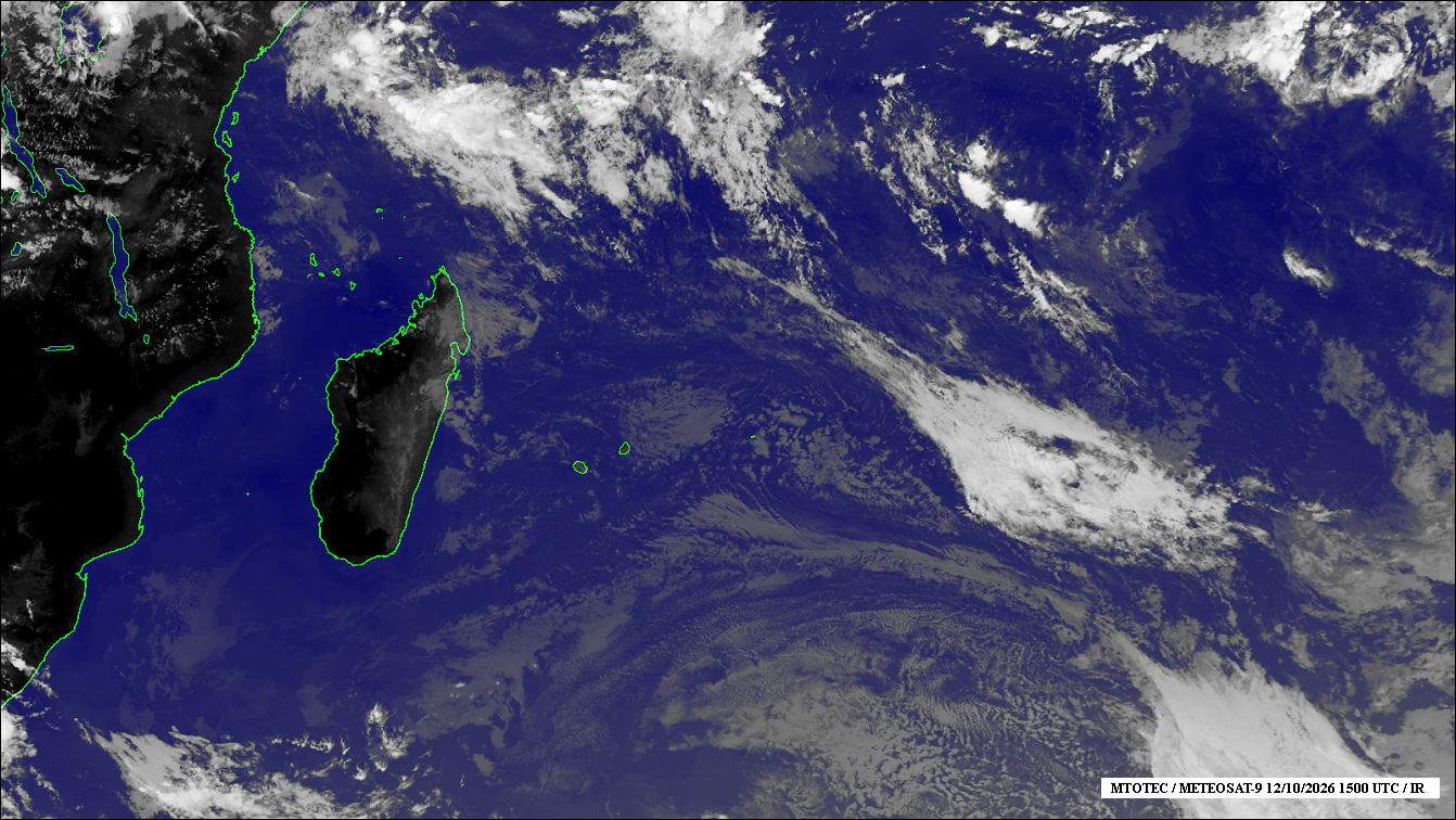 ILES SOEURS: Maurice/Réunion/Rodrigues/Agaléga/Tromelin: relevés & analyses climatologiques du 12/10/26