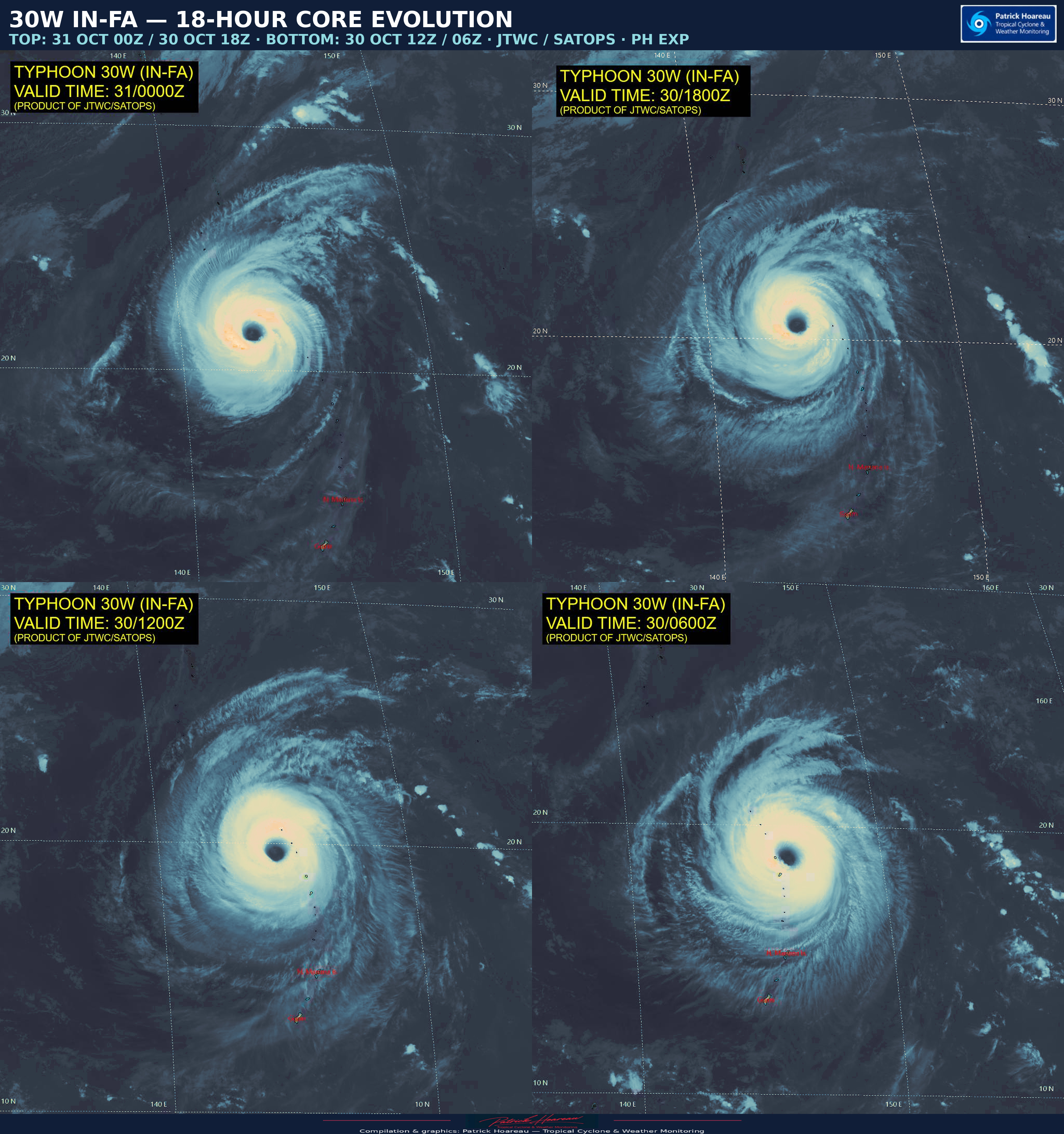 10/31/26 0300 UTC : Typhoon 30W (IN-FA) CAT 4