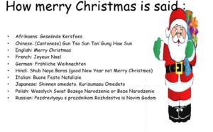 Joyeux Noël à toutes et à tous