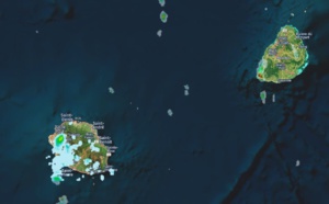 18H15: Maurice: fortes averses en ce moment dans la région du Morne