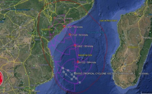 Tempête tropicale modérée 10S.