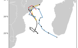 22h: DESMOND(10S) tout proche de toucher terre au Mozambique