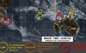 Activité cyclonique en mode réveil sur le Sud Indien 