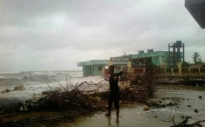 Mada: la mer a envahi le front de mer de Morondava(photos)