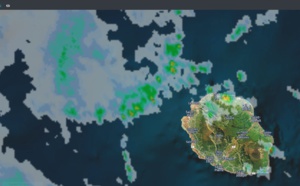 11h20: Réunion: des averses pour la moitié nord