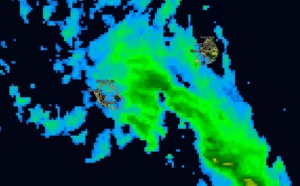 17h: Réunion: les averses a priori davantage sur la moitié sud cette nuit