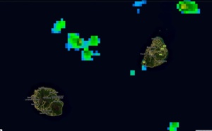 21h40: Réunion: bonnes averses enregistrées dans plusieurs endroits cet après midi