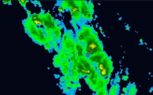 22h45: Rodrigues: averses et orages possibles cette nuit