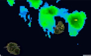 22h45: Maurice: amélioration des conditions, le risque de fortes pluies diminue pour les prochaines 24heures