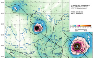98S: stade de "cyclone tropical" voire de "cyclone tropical intense" possible dans 3 à 4 jours