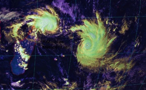 17h: Photos satellite haute résolution, Funani analysé en cyclone tropical