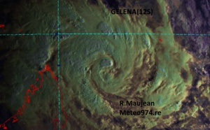 GELENA: nette intensification prévue ces 2 prochains jours peut être jusqu'au stade de "Super Cyclone"