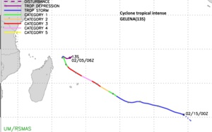 Clap de fin pour le cyclone tropical intense GELENA(13S) ( VIDEO )