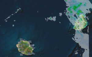 Maurice: averses orageuses observées sur le sud-est, les conditions restent instables (VIDEO)