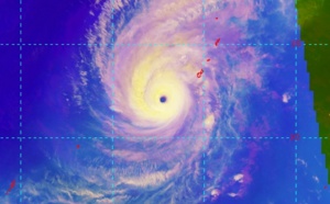 12UTC: WUTIP(02W) is now a Super Typhoon!