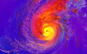 03UTC: Super Typhoon WUTIP(02W) has peaked and is forecast to weaken next 5 days