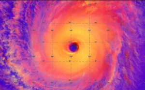 09UTC: exceptional WUTIP(02W) is now a Super Typhoon, Category 5 US...thankfully safely over open seas