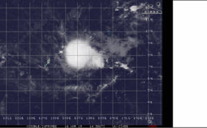 15UTC: TD 03W set to track very close to Palau shortly after 12hours and dissipate over southern Mindanao in 72hours