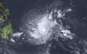 09UTC: Tropical Depression 03W is forecast to dissipate over Mindanao in 48hours