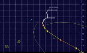 15UTC: JOANINHA(22S) expected to intensify steadily next 48/72h and slowly approach Rodrigues island